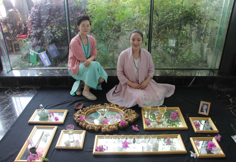 G20茶席展,此处将阿根廷文化内涵与中国茶文化相结合